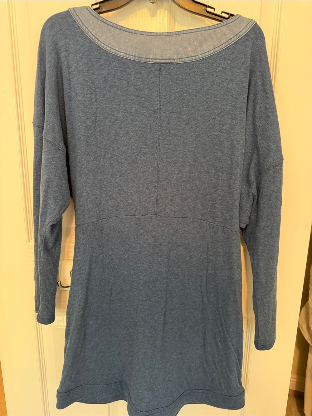 Free People Blue Henley Tunic Dress - Picture 4 of 6